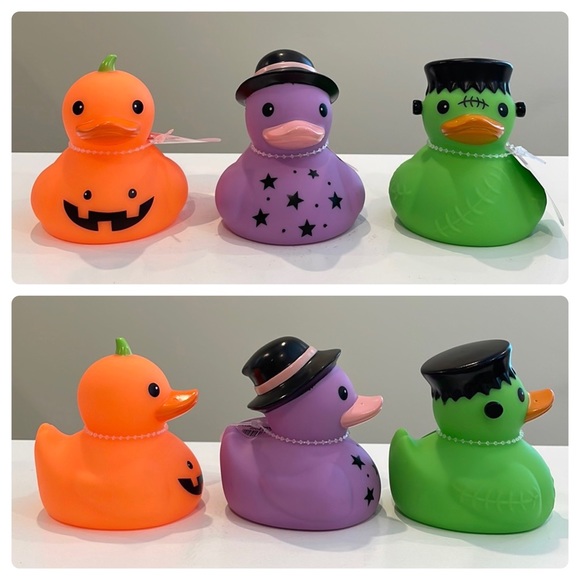 Target Bullseye Playground Jack-o-lantern, Witch, & Frankenstein Rubber Ducks - Picture 1 of 4